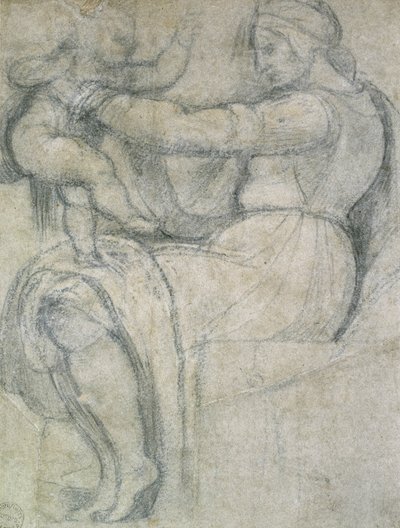 Detail from the Sistine Ceiling by Michelangelo Buonarroti